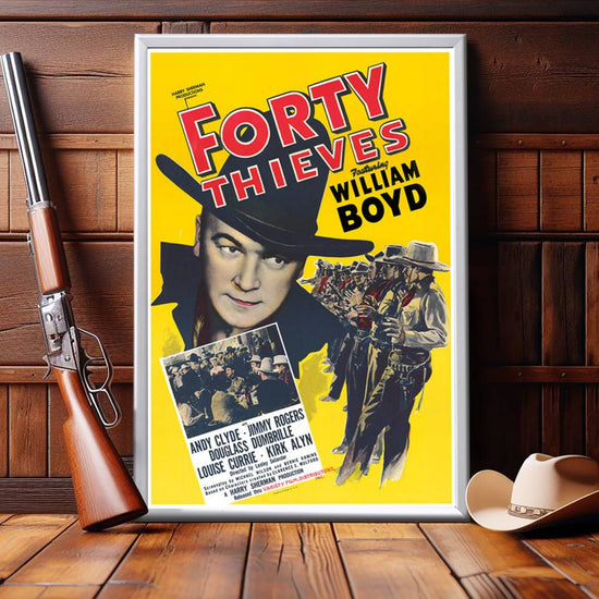 "Forty Thieves" (1944) Framed Movie Poster