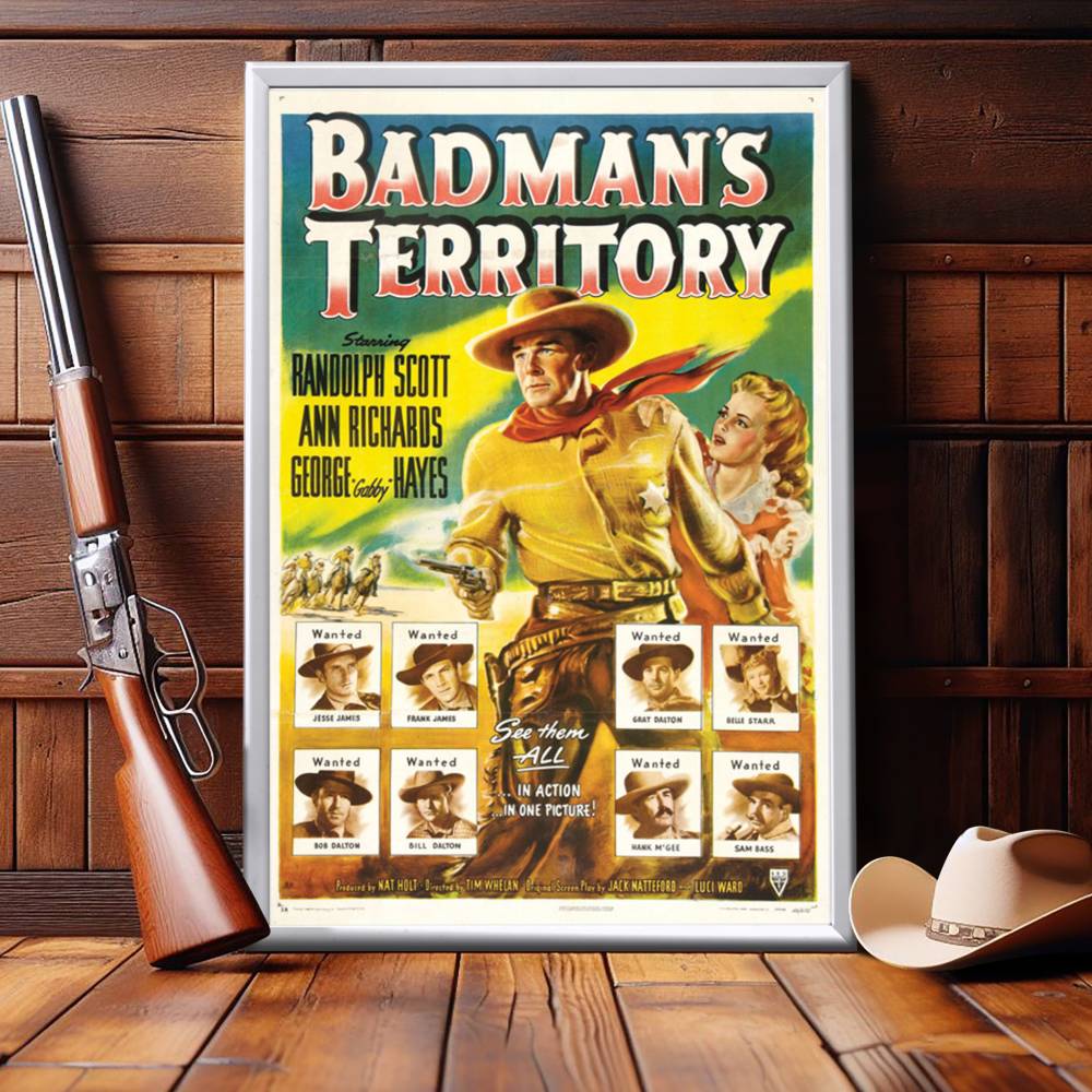 "Badman's Territory" (1946) Framed Movie Poster