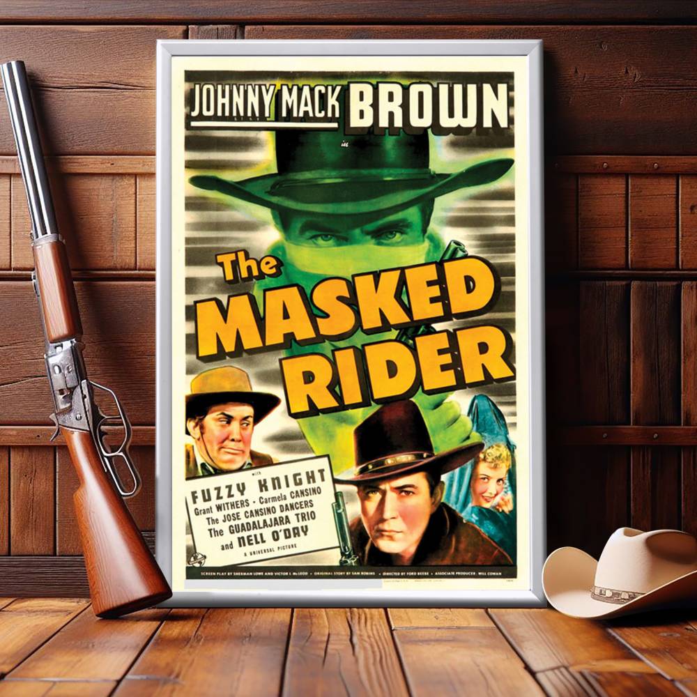 "Masked Rider" (1941) Framed Movie Poster