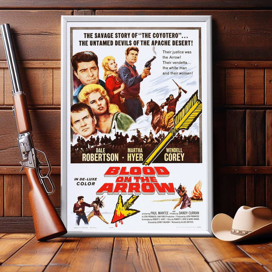 "Blood On The Arrow" (1964) Framed Movie Poster