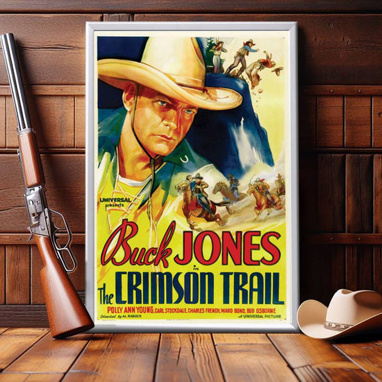 "Crimson Trail" (1935) Framed Movie Poster