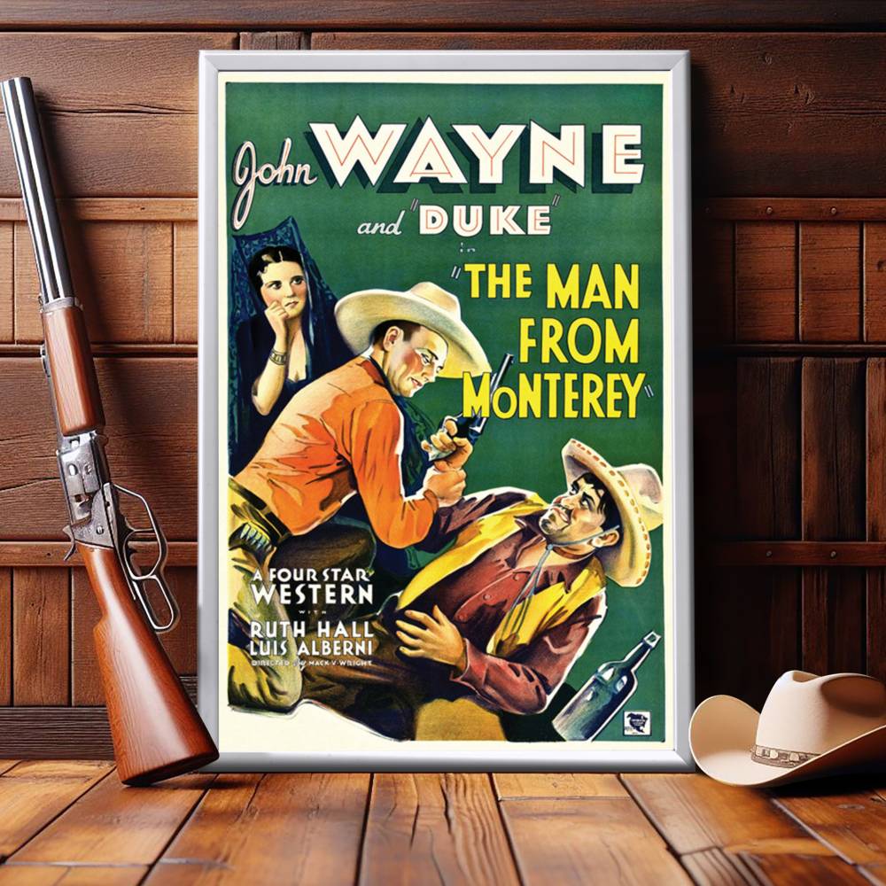 "Man From Monterey" (1933) Framed Movie Poster