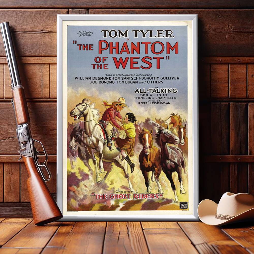 "Phantom Of The West" (1931) Framed Movie Poster