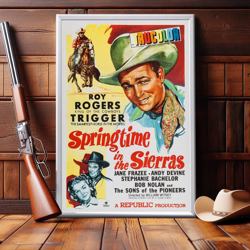 "Springtime In The Sierras" (1947) Framed Movie Poster