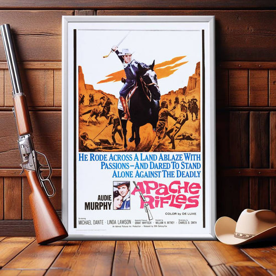 "Apache Rifles" (1964) Framed Movie Poster