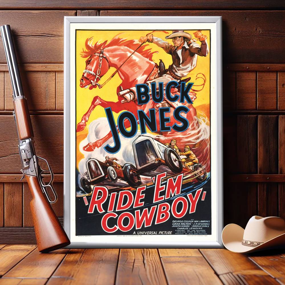 "Ride 'Em Cowboy" (1936) Framed Movie Poster