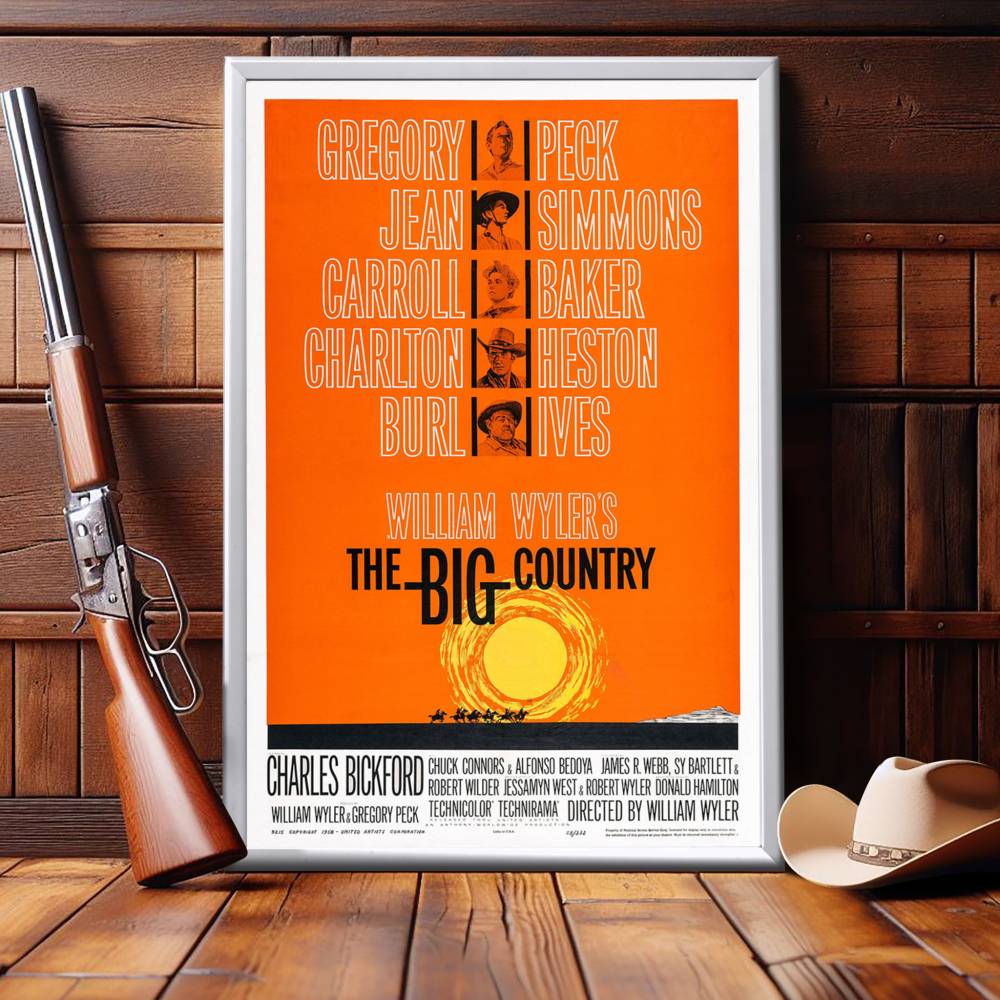 "Big Country" (1958) Framed Movie Poster