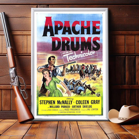 "Apache Drums" (1951) Framed Movie Poster