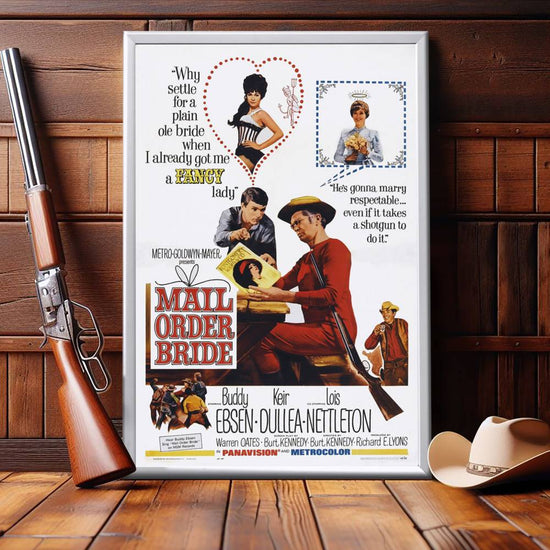 "Mail Order Bride" (1964) Framed Movie Poster