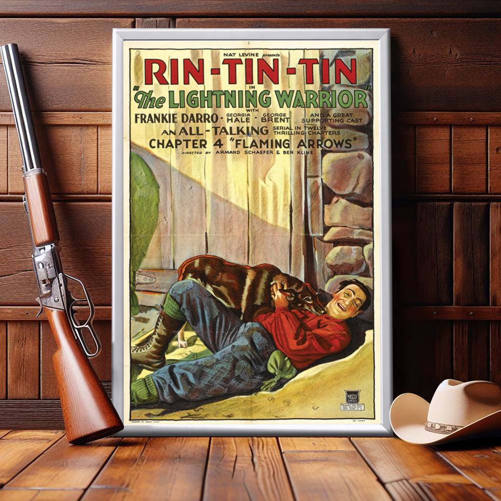 "Lightning Warrior" (1931) Framed Movie Poster