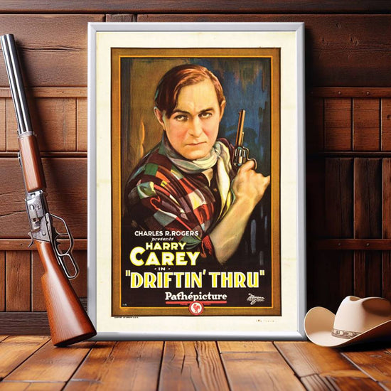 "Driftin' Thru" (1926) Framed Movie Poster