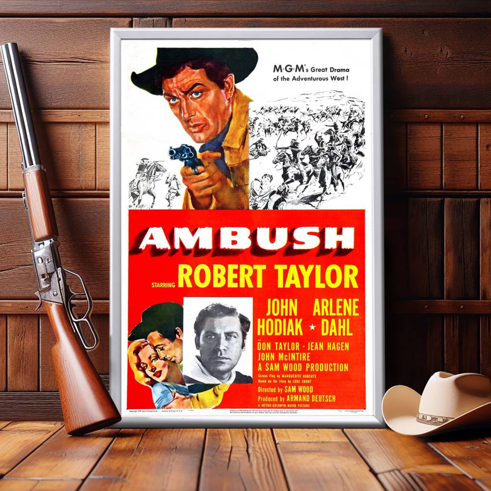 "Ambush" (1950) Framed Movie Poster