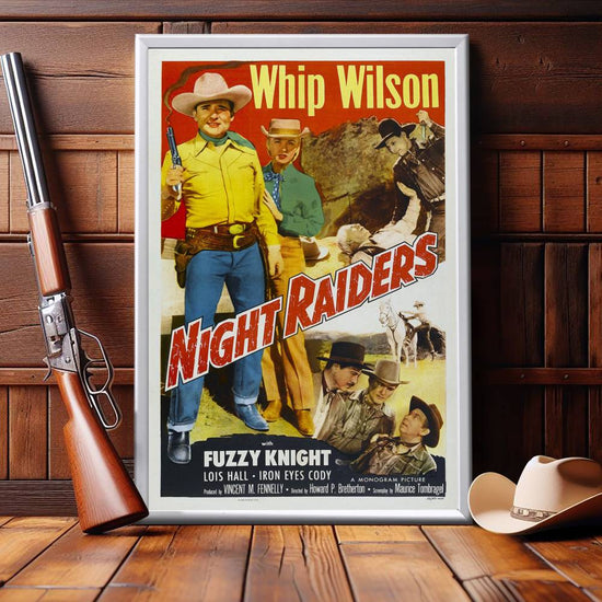 "Night Raiders" (1952) Framed Movie Poster