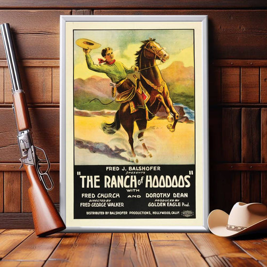 "Ranch Of Hoodoos" (1926) Framed Movie Poster
