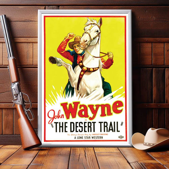 "Desert Trail" (1935) Framed Movie Poster