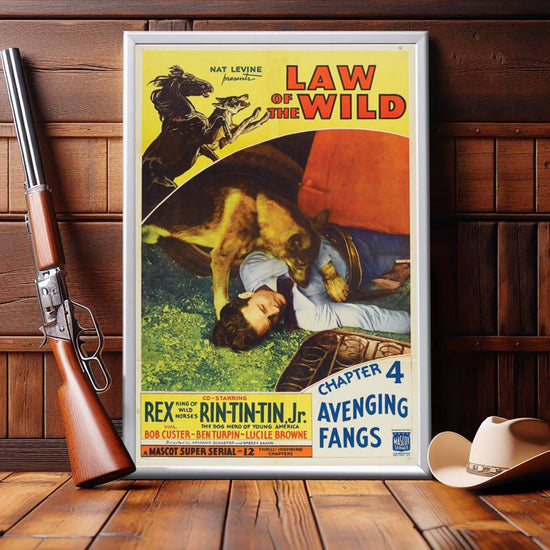 "Law Of The Wild" (1934) Framed Movie Poster