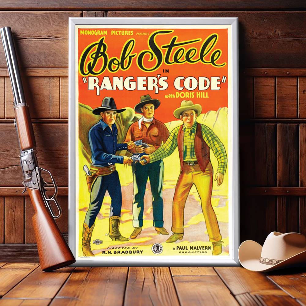 "Ranger's Code" (1933) Framed Movie Poster