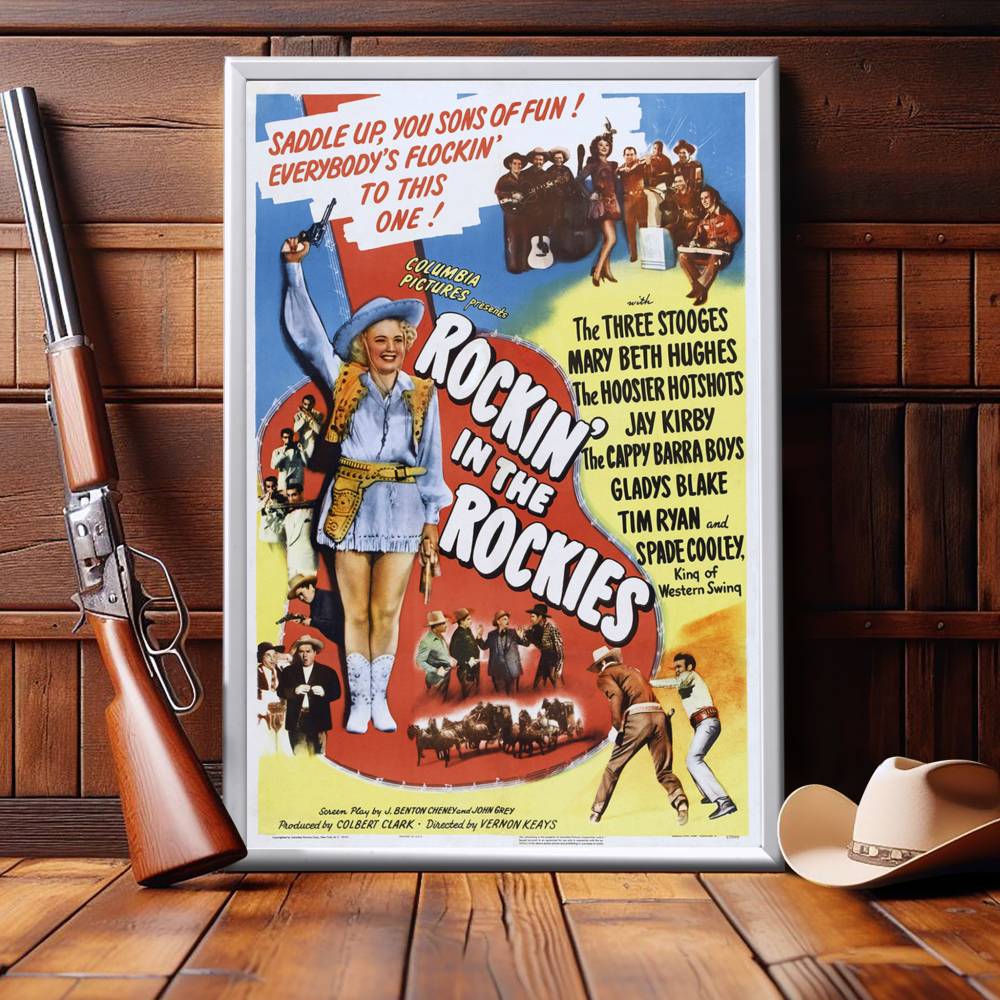 "Rockin' In The Rockies" (1945) Framed Movie Poster