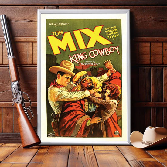 "King Cowboy" (1928) Framed Movie Poster