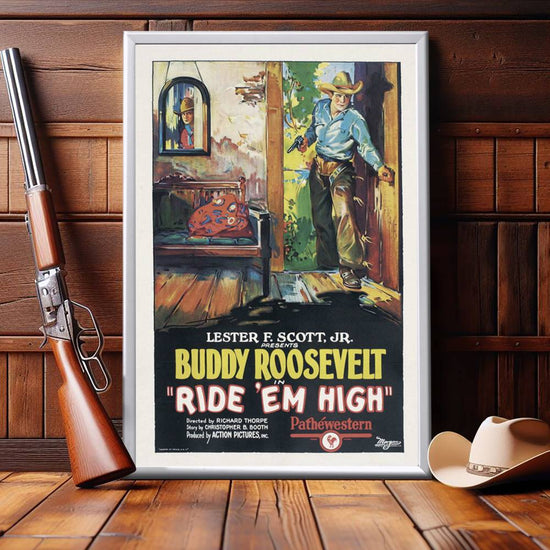"Ride 'Em High" (1927) Framed Movie Poster