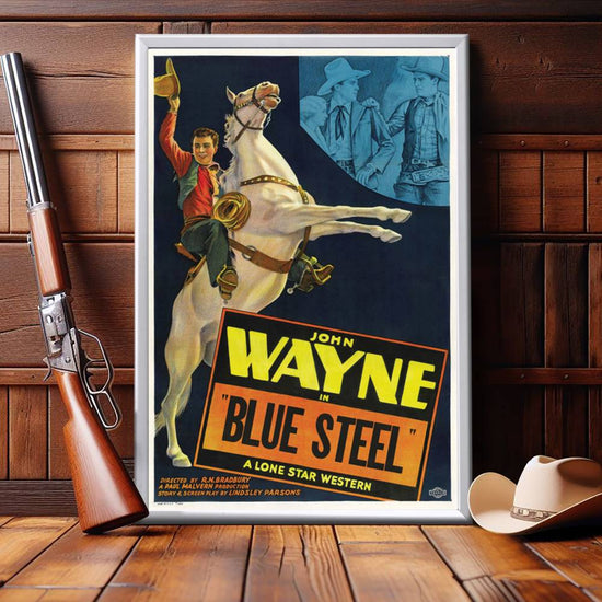 "Blue Steel" (1934) Framed Movie Poster