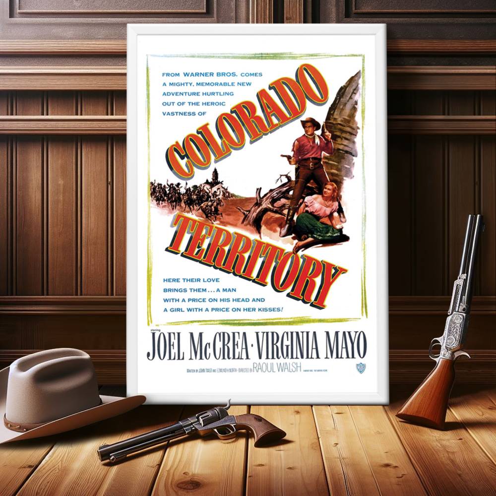 "Colorado Territory" (1949) Framed Movie Poster