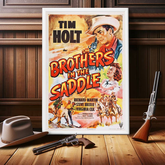 "Brothers In The Saddle" (1949) Framed Movie Poster