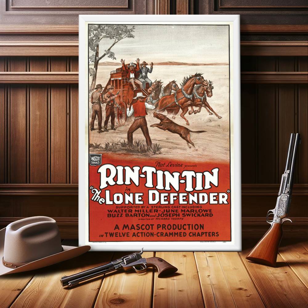 "Lone Defender" (1934) Framed Movie Poster