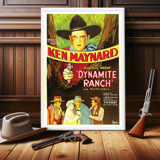 "Dynamite Ranch" (1932) Framed Movie Poster