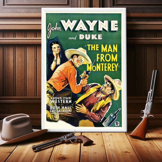 "Man From Monterey" (1933) Framed Movie Poster