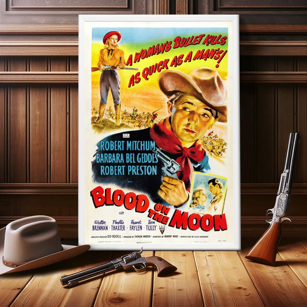 "Blood On The Moon" (1948) Framed Movie Poster