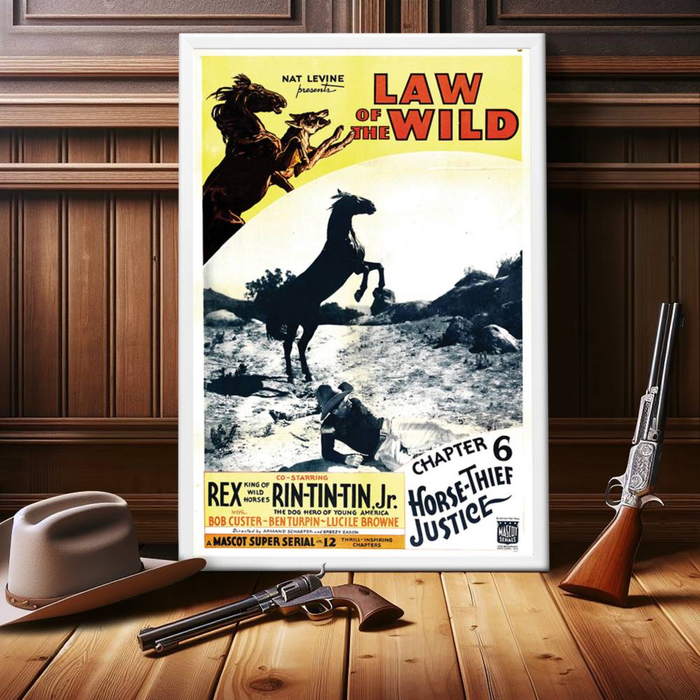 "Law Of The Wild" (1934) Framed Movie Poster