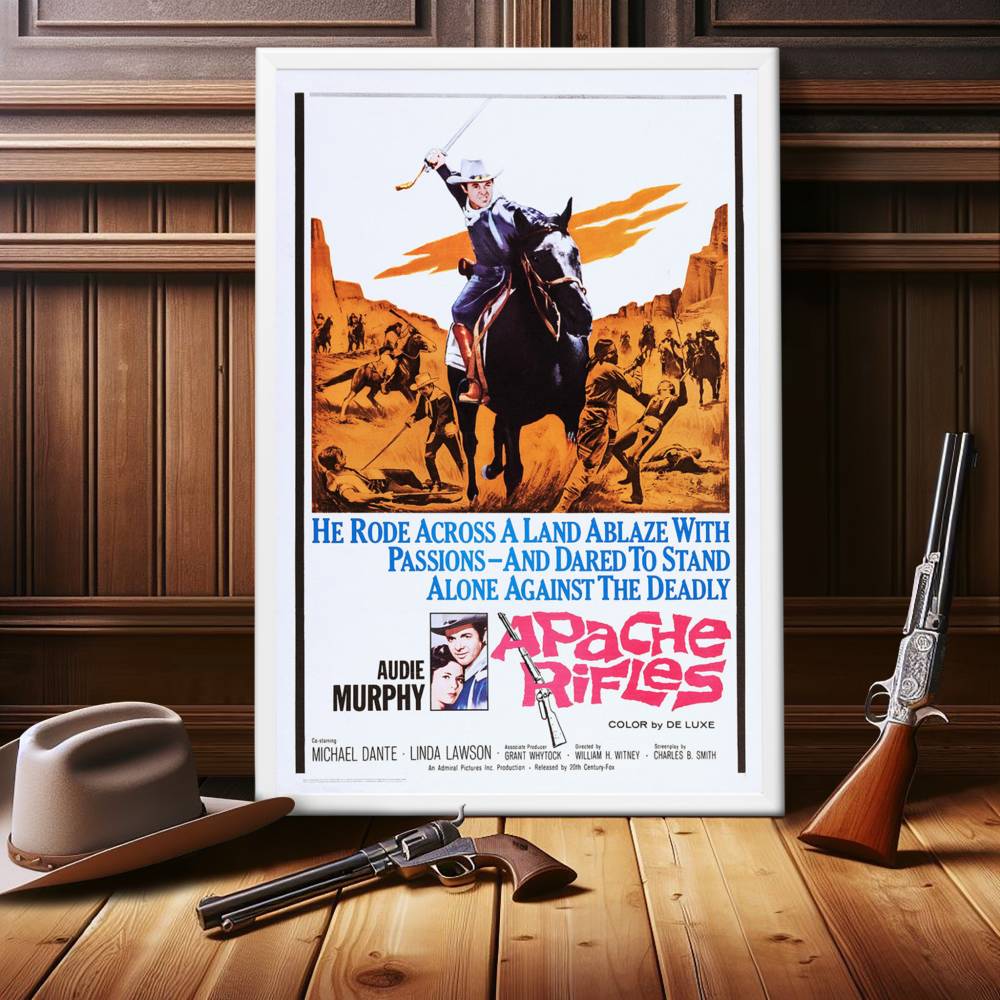 "Apache Rifles" (1964) Framed Movie Poster