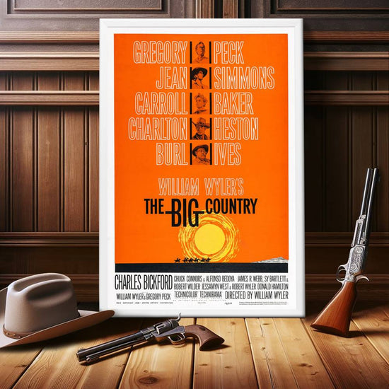 "Big Country" (1958) Framed Movie Poster