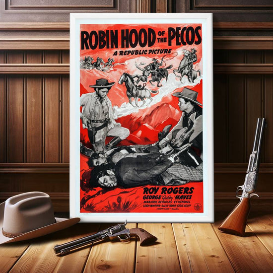 "Robin Hood Of The Pecos" (1941) Framed Movie Poster