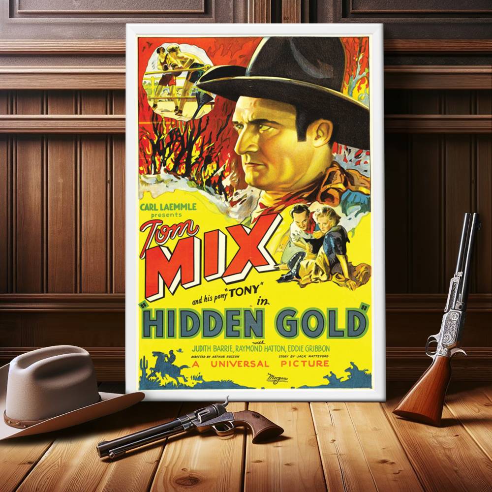 "Hidden Gold" (1932) Framed Movie Poster