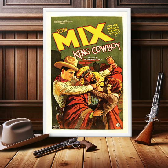 "King Cowboy" (1928) Framed Movie Poster