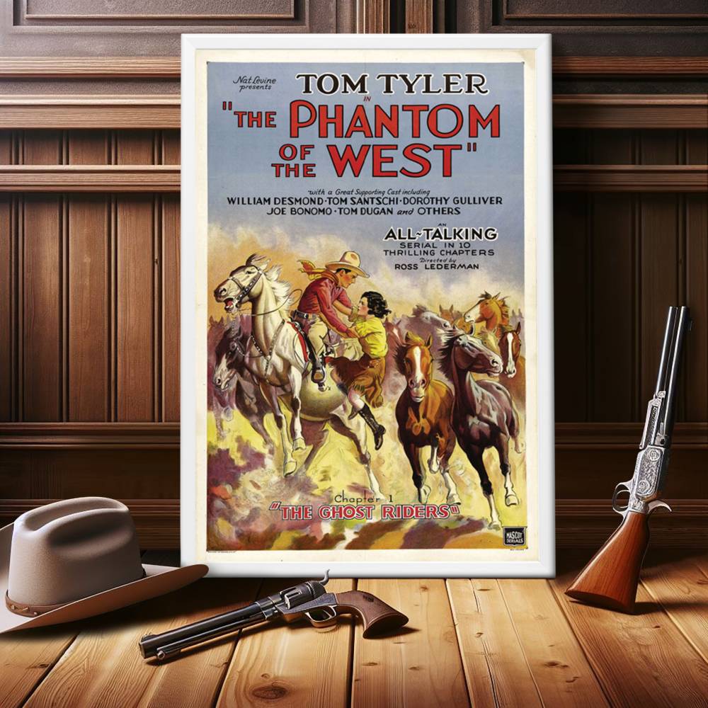 "Phantom Of The West" (1931) Framed Movie Poster