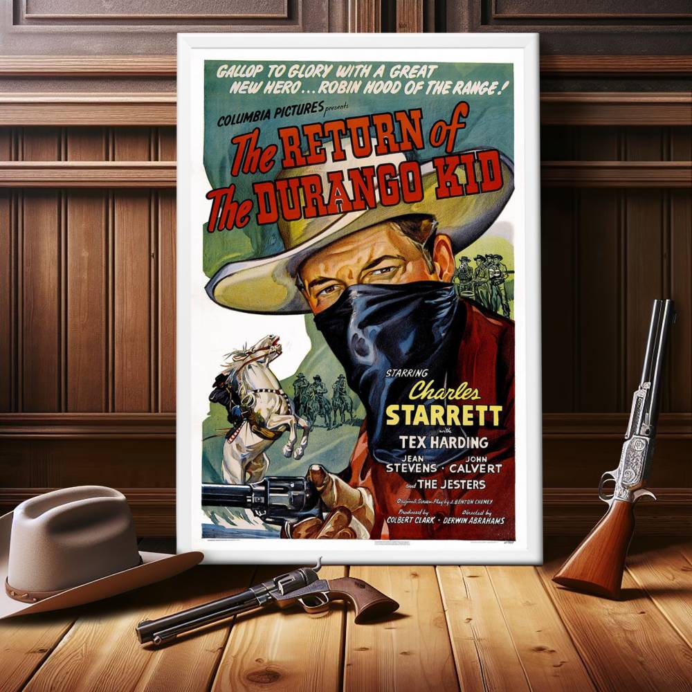 "Return Of The Durango Kid" (1945) Framed Movie Poster