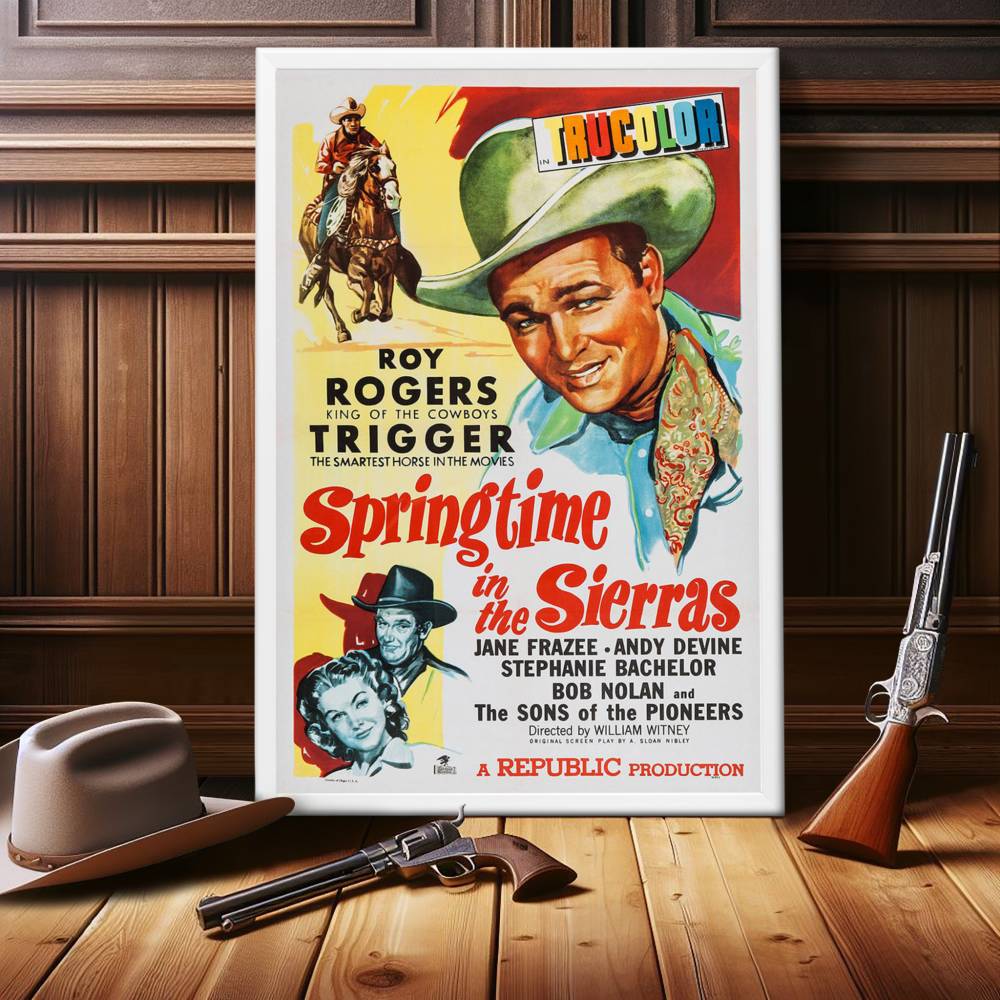 "Springtime In The Sierras" (1947) Framed Movie Poster