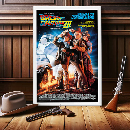 "Back to the Future 3" (1990) Framed Movie Poster