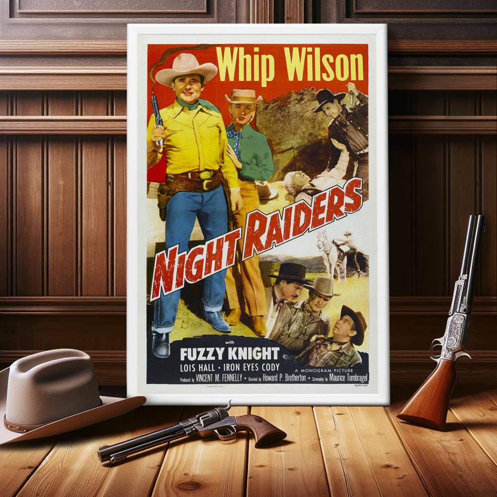 "Night Raiders" (1952) Framed Movie Poster