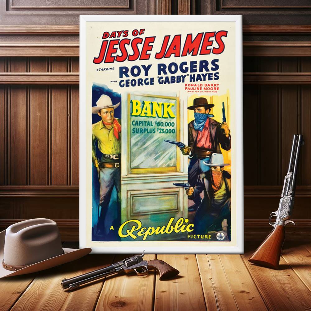 "Days Of Jesse James" (1939) Framed Movie Poster