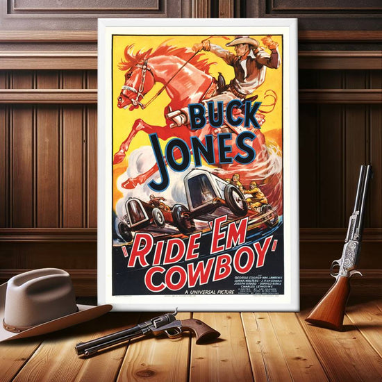 "Ride 'Em Cowboy" (1936) Framed Movie Poster