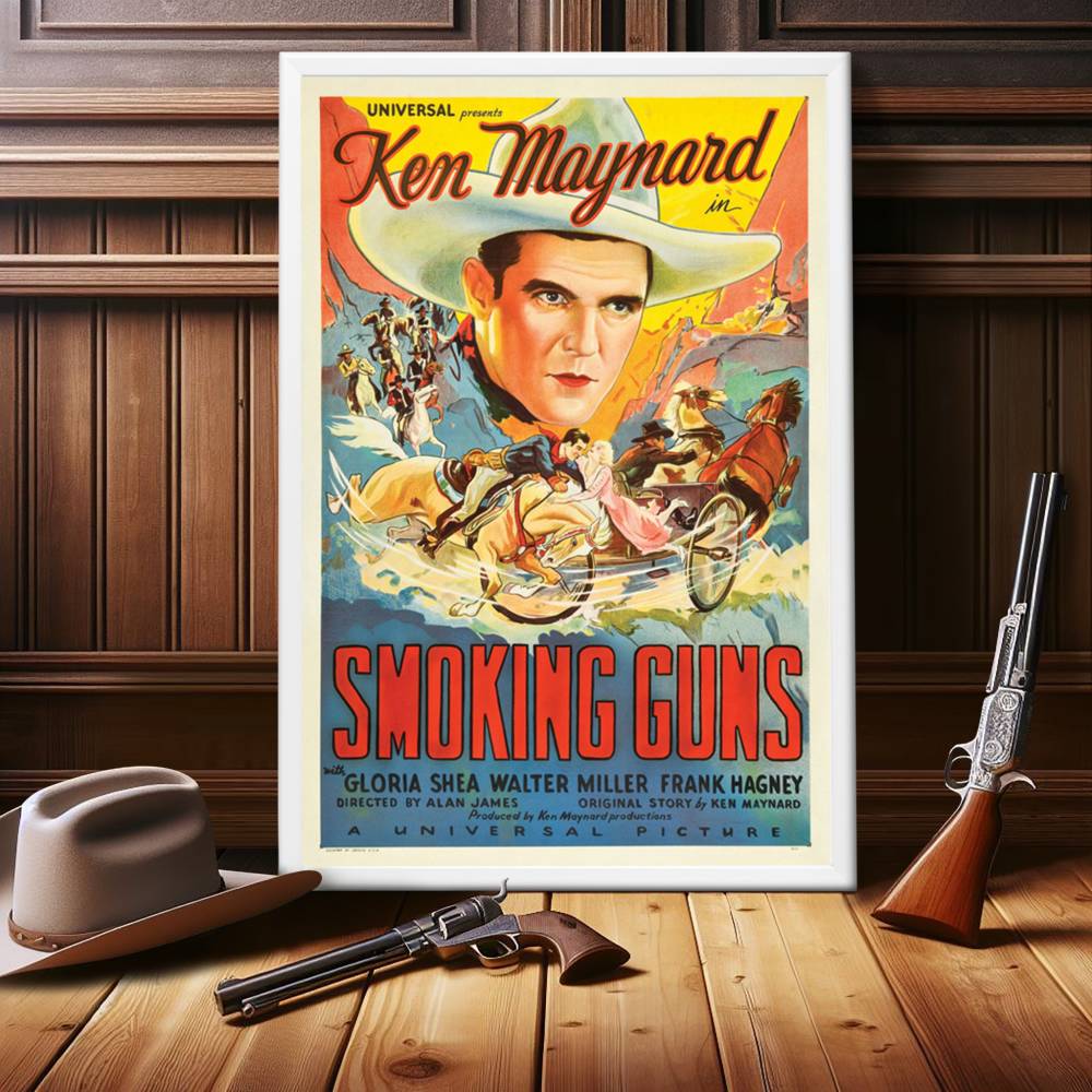 "Smoking Guns" (1934) Framed Movie Poster