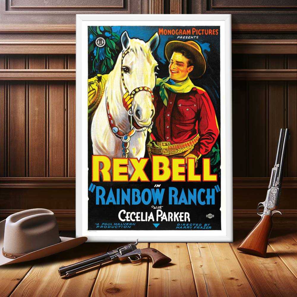 "Rainbow Ranch" (1933) Framed Movie Poster