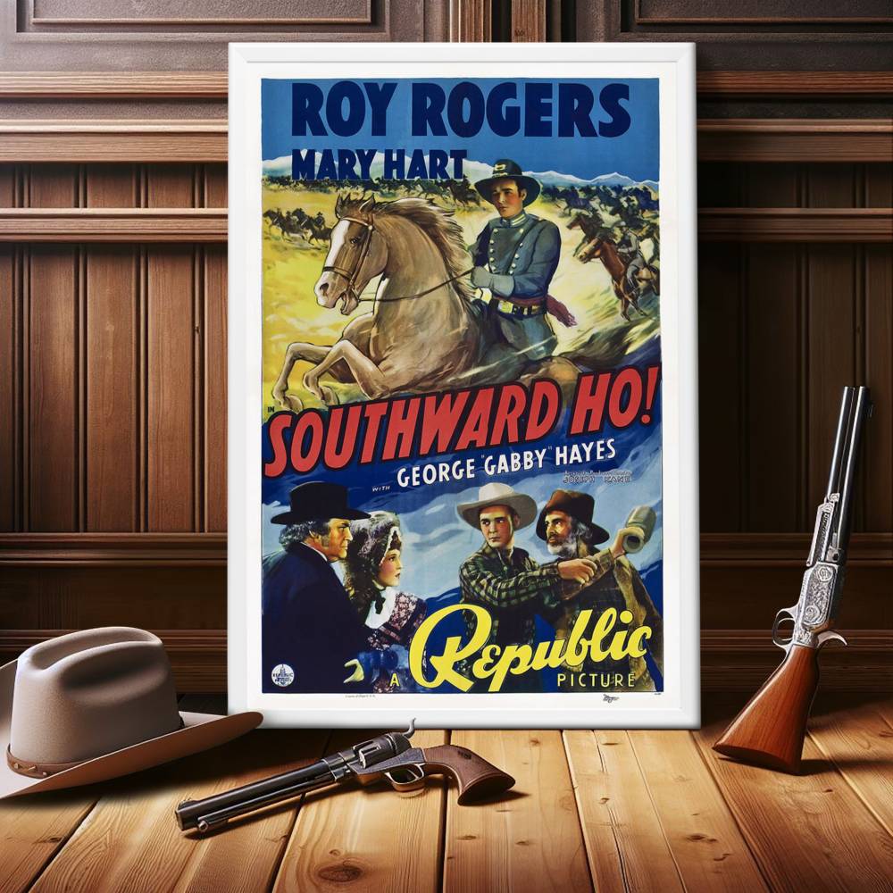 "Southward Ho!" (1939) Framed Movie Poster