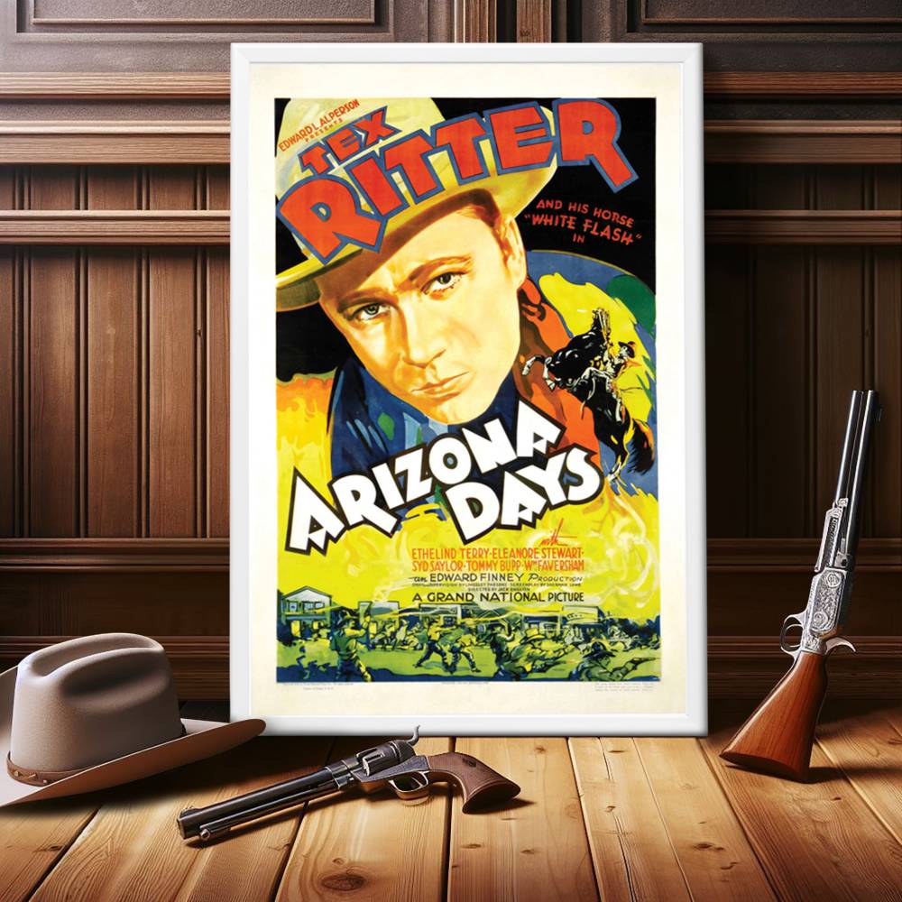 "Arizona Days" (1937) Framed Movie Poster