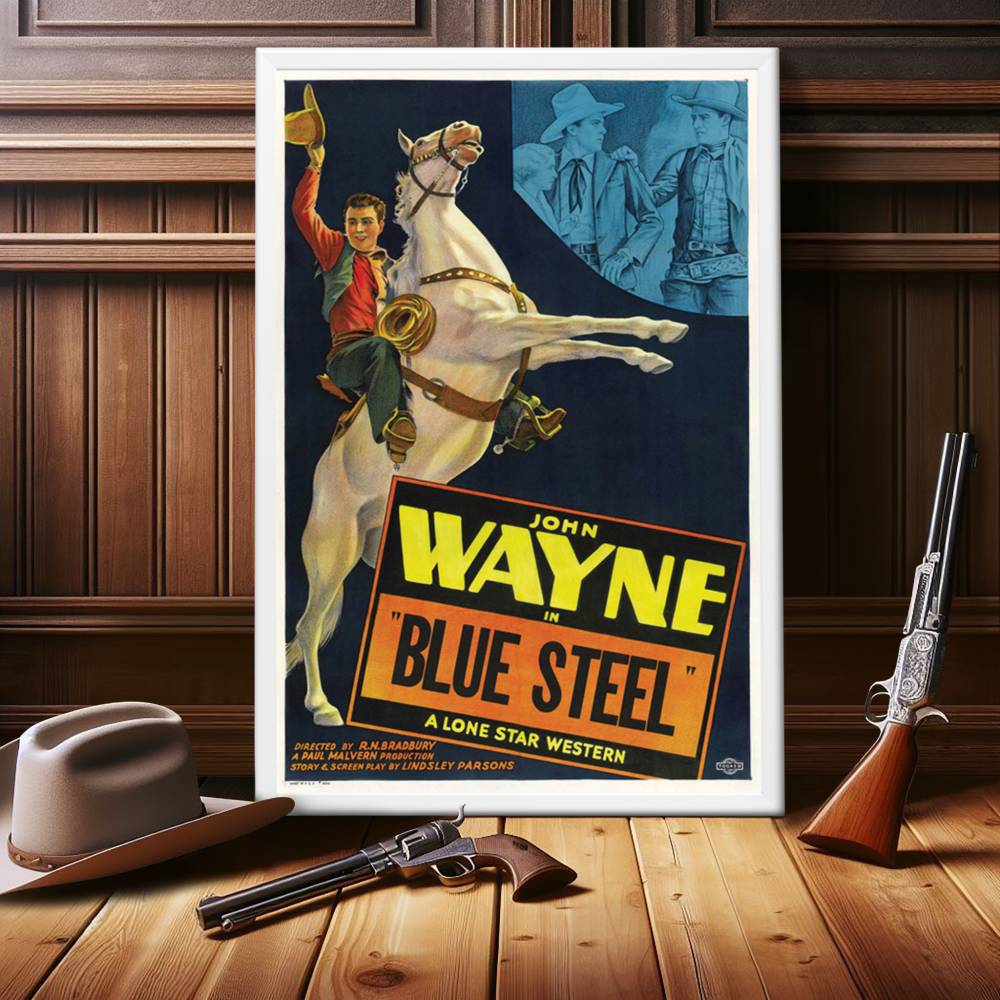 "Blue Steel" (1934) Framed Movie Poster