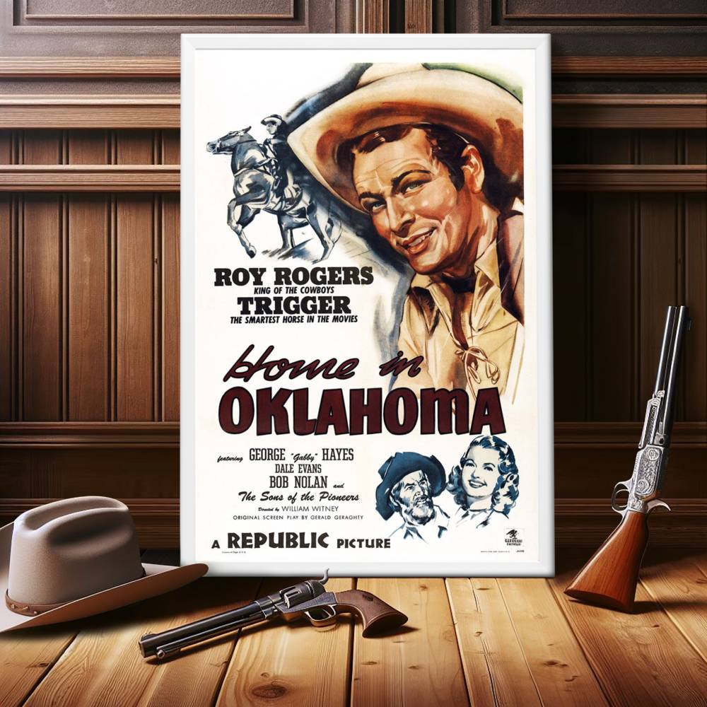 "Home In Oklahoma" (1946) Framed Movie Poster